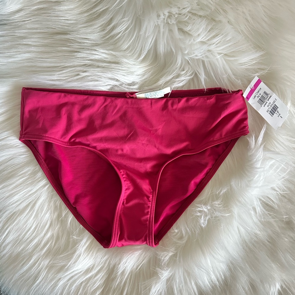 NWT Sea Level Australia Vibrant Berry Pink Bikini Bottoms Size 6 US